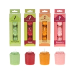 12 pcs Scented Votive Candle in Designer Box - Asst