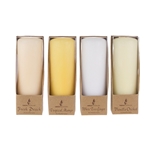 4 pcs 2" x 5" Scented Pillar Candle in Brown Box - Asst