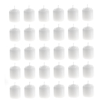 288 pcs 8 Hours Hand Pour Unscented Votive Candle - White