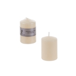 2" x 3" Unscented Dome Top Press Pillar Candle - Ivory