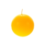 3" Round Citronella Ball Candle - Yellow