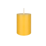 Mega Candles - 2" x 3" Round Citronella Pillar Candle in Shrink Wrap - Yellow