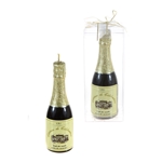 Champagne Bottle Candle in Gift Box