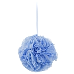 Mega Crafts - 10" Artificial Flower Pomander Kissing Ball - Light Blue