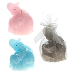 Trio of Elephants Candle - Asst