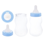 Mega Favors - 13.5" Decorative Wide Plastic Baby Bottle - Blue