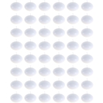 48 pcs 1.5" Unscented Floating Disc Candle in Bulk - White