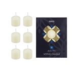 12 pcs 10 Hours Unscented Votive Candle - Ivory