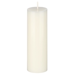 2" x 6" Unscented Round Pillar Candle - Off White