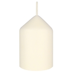 2" x 3" Unscented Dome Top Event Pillar Candle - Ivory
