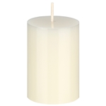 2" x 3" Unscented Round Pillar Candle - Ivory