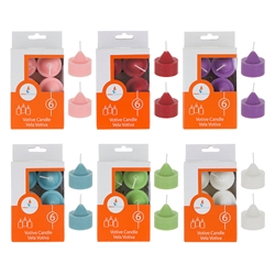 Mega Candles - 36 pcs Unscented Votive Candle - Assorted