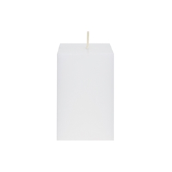 Mega Candles - 2" x 3" Unscented Square Pillar Candle - White