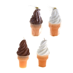 Mega Candles - Ice Cream Cone Candle - Asst