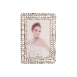 Mega Crafts - 4" x 6" Sparkling Rhinestone Design Picture Frame