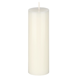 Mega Candles - 2" x 3" Unscented Round Pillar Candle - Off White