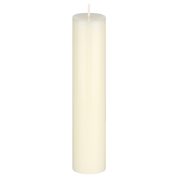 Mega Candles - 2" x 9" Unscented Round Pillar Candle - Ivory