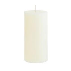 3" x 6" Unscented Round Pillar Candle - Ivory